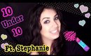 Top 10 under $10 Tag with Stephanie