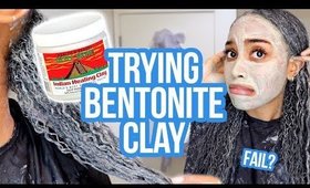 TRYING BENTONITE CLAY ON MY HAIR! | For The First Time Ep. 1
