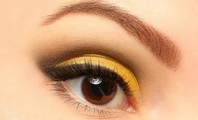 Summer smoky make up: Yellow & Black Eyes