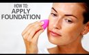The Right Way To Apply Foundation