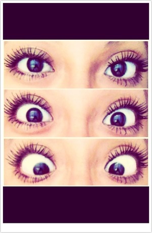 My best friend Maria's eye lashes <33 like ?:) 