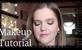AMAZINGLY EASY MAKEUP TUTORIAL - Gold eyes - Makeup by K-Flash