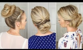 3 Stunning Updos That You Can Do On Yourself! | Hair Tutorial