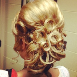 Vintage style Updo  