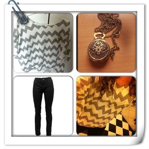 ❤Black jeans' 
❤A sweet vintages shirt form Japan
❤ And my beautiful necklace' from my grandma' ❤
- I Love vintages' it makes you unik