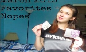 March 2015 Favorites + Nopes