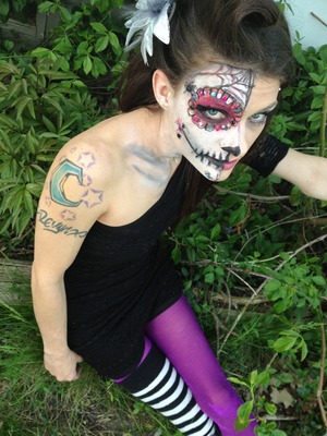  Day of the dead Hair and MakeUp Artist Christy Farabaugh 