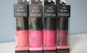 Haul/Shoplog: Elf HD blushes First Impression and Swatches