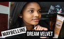 NEW Maybelline Dream Velvet Foundation Review + Demo | Cena Beauty