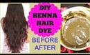 How To Apply Henna On Hair at Home,Henna Hair Before After Results