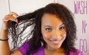 Updated Wash N' Go on Transitioning Hair