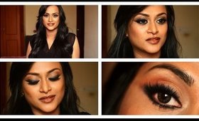 Blue Smokey Winged Makeup Tutorial