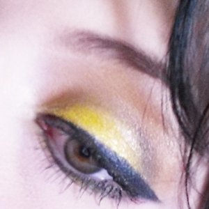I got inspired to try a yellow eye about 4 am and this is the first time I tried it.  what do you guys think?  Tips and critique welcome!
App won't let me add products so here's what I used. (in order)
urban decay primer potion in original
mabelline color tattoo in "too cool"
bh cosmetics 1st edition 120 color palette (for all shades)
L'Or?al infallible lacquer liner in "blackest black"
L'Or?al voluminous butterfly mascara in "blackest black"

