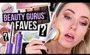 Full Face TESTING BEAUTY GURUS Makeup FAVORITES?! || What Worked & What DIDN'T