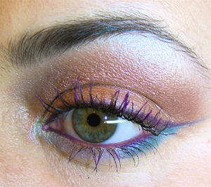 Purple lashes!!