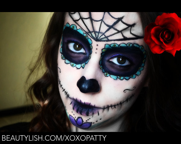 Sugar Skull halloween makeup | Patricia Z.'s (xoxopatty) Photo | Beautylish