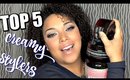 TOP 5 Creamy Stylers for HIGH POROSITY Natural Hair || MelissaQ