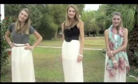 3 Ways to Style A Maxi Skirt!