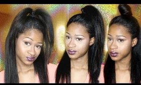 90s Inspired Relaxed Hair Hairstyle