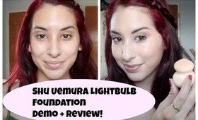 Shu Uemura Lightbulb Foundation Demo + Review!