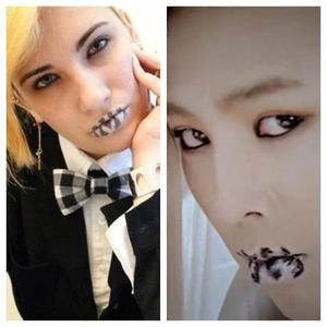i took this look from GD from Big Bang's Fantastic Baby music video. lots of fun! lemme know what you think ;D