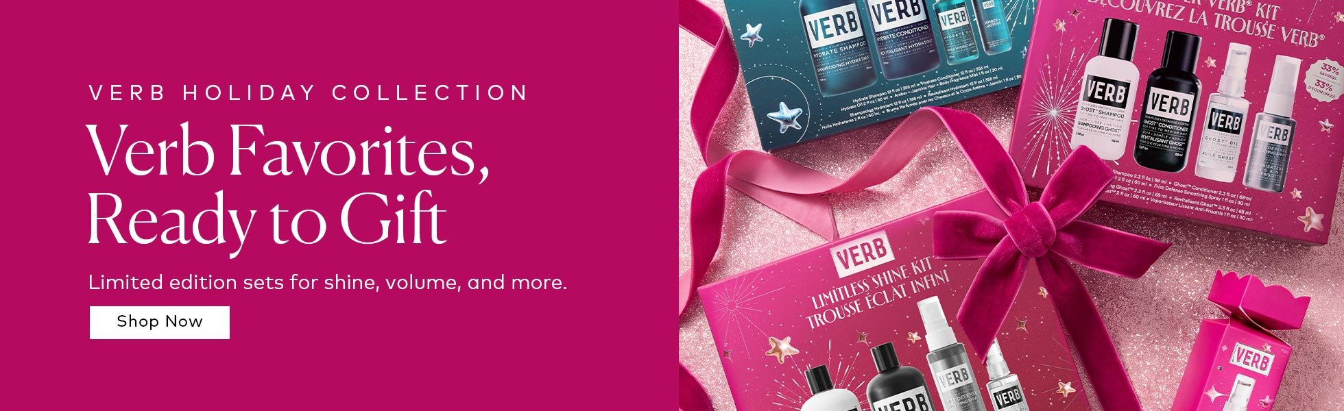 Gift a favorite, try something new, or stock up on a bestselling formula with limited edition Verb sets for shine, hydration, and more. Shop them here at Beautylish.com