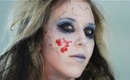 Zombie #1 Makeup & Hair Tutorial I Naturesknockout.com