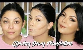 GLOWING DEWY FOUNDATION ROUTINE | STEP BY STEP TUTORIAL