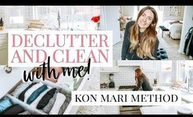 DECLUTTER & CLEAN WITH ME! KONMARI CLOTHES AND JEWELRY | Kendra Atkins