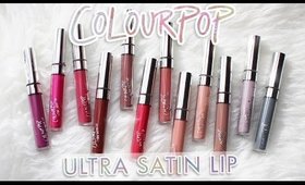 Review & Swatches: COLOURPOP Ultra Satin Lip | Liquid Lipsticks + Dupes!