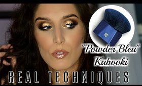 REAL TECHNIQUES "Powder Bleu" Kabooki Makeup Brush | Review & Demo