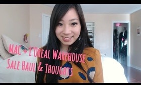 MAC + L'Oreal Warehouse Sale Haul + Thoughts