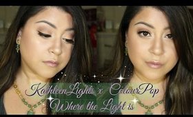 KathleenLights x ColourPop Where the Light is Makeup Look