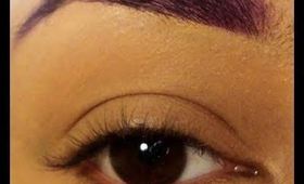 Dare2Wear: Purple Eyebrows w/ Raving Beauty Cosmetics