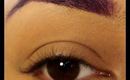 Dare2Wear: Purple Eyebrows w/ Raving Beauty Cosmetics