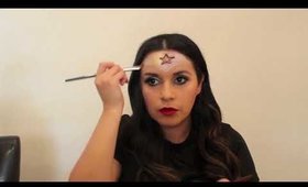 Wonder Woman Time-lapse Makeup