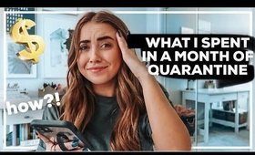 What I Spent in a MONTH of Quarantine in LA | Millennial Money