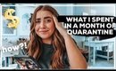 What I Spent in a MONTH of Quarantine in LA | Millennial Money