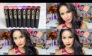 L.A. Girl Matte Flat Velvet Lipstick Swatches | Lookbook