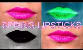 Top Spring Lipsticks! ♡ | rpiercemakeup