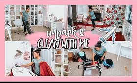 UNPACK AND CLEAN WITH ME! MAJOR CLEANING MOTIVATION