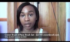Review: Crown Brush 6 Piece Brush Set Orange