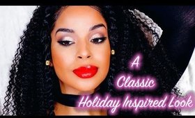 Classic Holiday Inspired Makeup Look Ft Laura Mercier Candle Glow