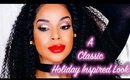 Classic Holiday Inspired Makeup Look Ft Laura Mercier Candle Glow