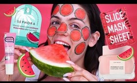 Watermelon MUKBANG Skincare Routine | MUST WATCH