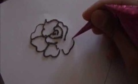 Rose Henna Design
