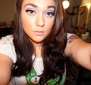 Purple and blue! Tutorial on this coming this week!
http://www.youtube.com/user/lowranmarie/videos
Facebook.com/makeuppbyLC
lowranmarie.tumblr.com
twitter-@lowranmarie
instagram-@lowranmarie