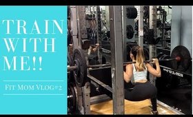 Train with me! Fit Mom Vlog #2 Push Day Workout!