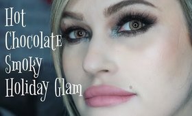 Hot Chocolate Smokey Holiday Glam Makeup Tutorial