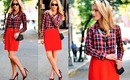 CITY STYLE | Plaid & Pearls